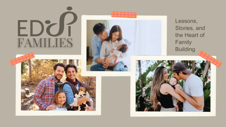 Families created through surrogacy including LGBTQ+, single, and international parents with children.