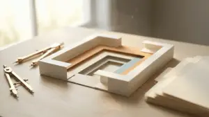 Architectural model representing the structured surrogacy process at Egg Donor & Surrogacy Institute (EDSI)
